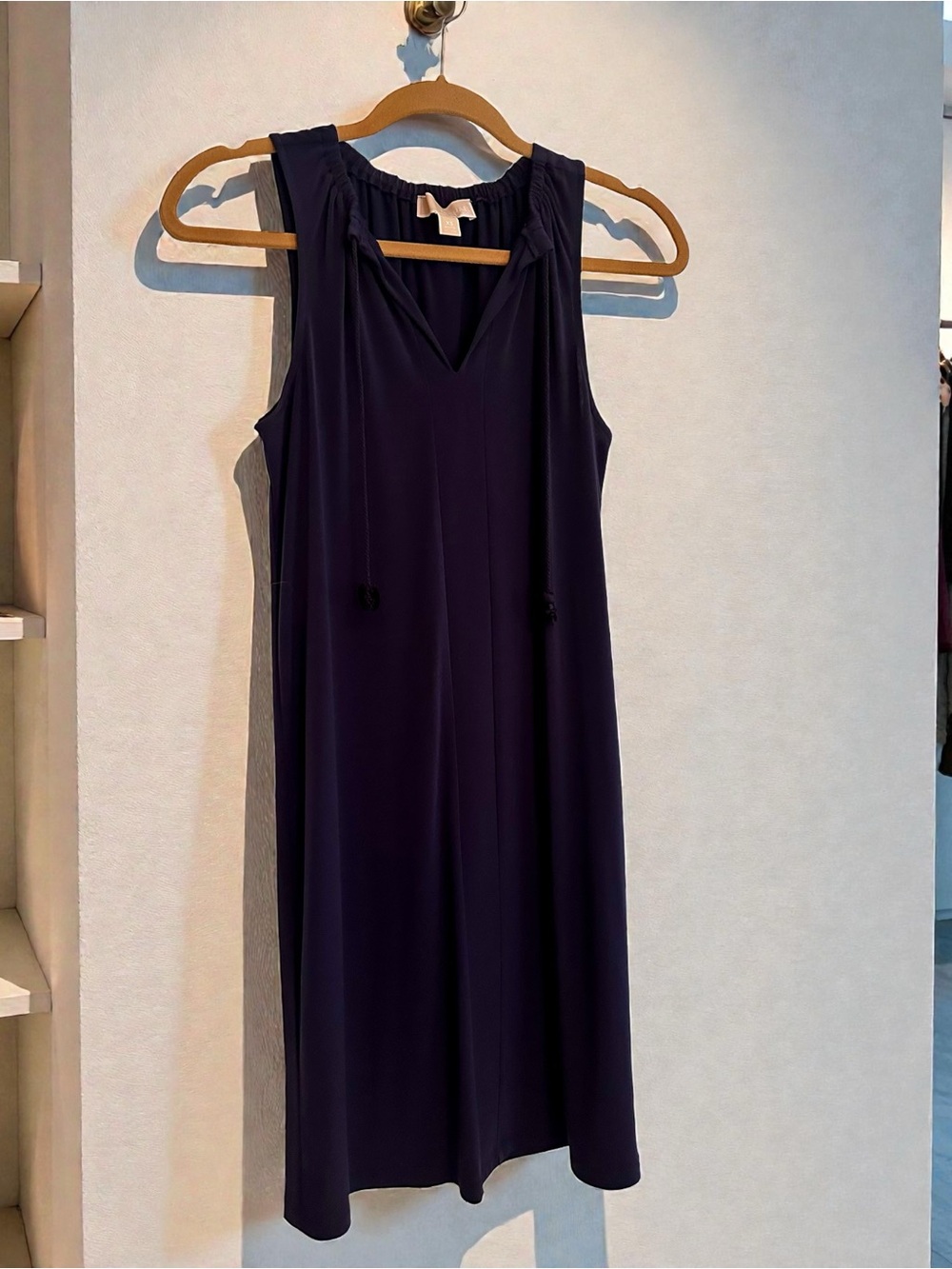 Michael Kors Navy Midi Dress